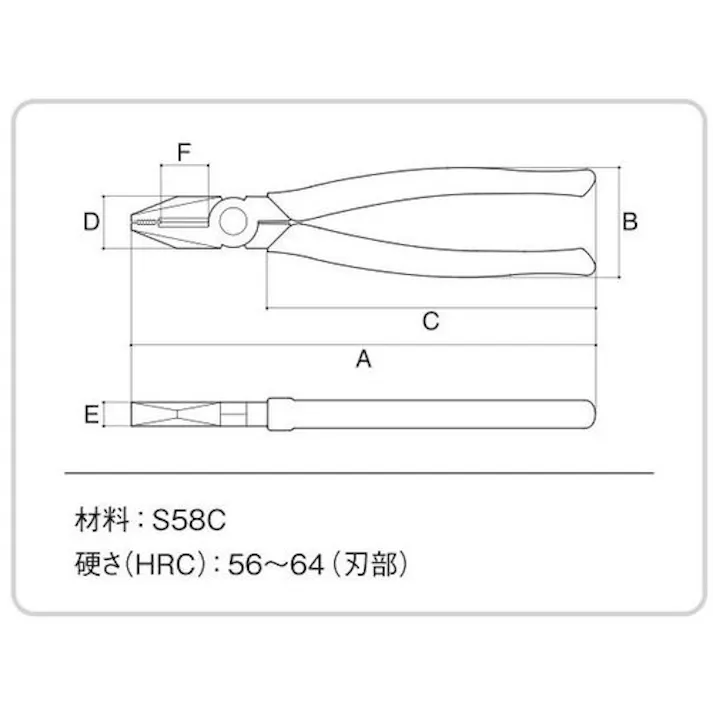 【CAINZ-DASH】スリーピークス技研 かるいペンチ 150mm LP-150【別送品】