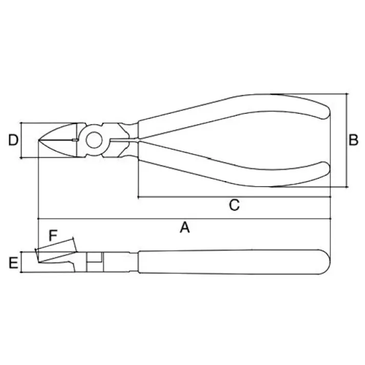 【CAINZ-DASH】スリーピークス技研 プラスチックニッパ(バネ付) 150mm PNP-150G-S【別送品】