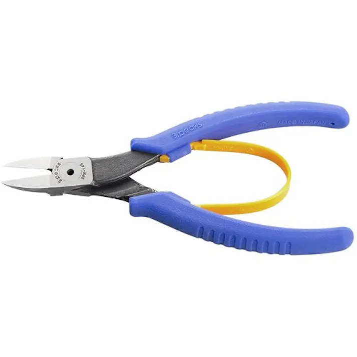 【CAINZ-DASH】スリーピークス技研 スリムプラスチックニッパ(バネ付) 145mm SPN-145S【別送品】