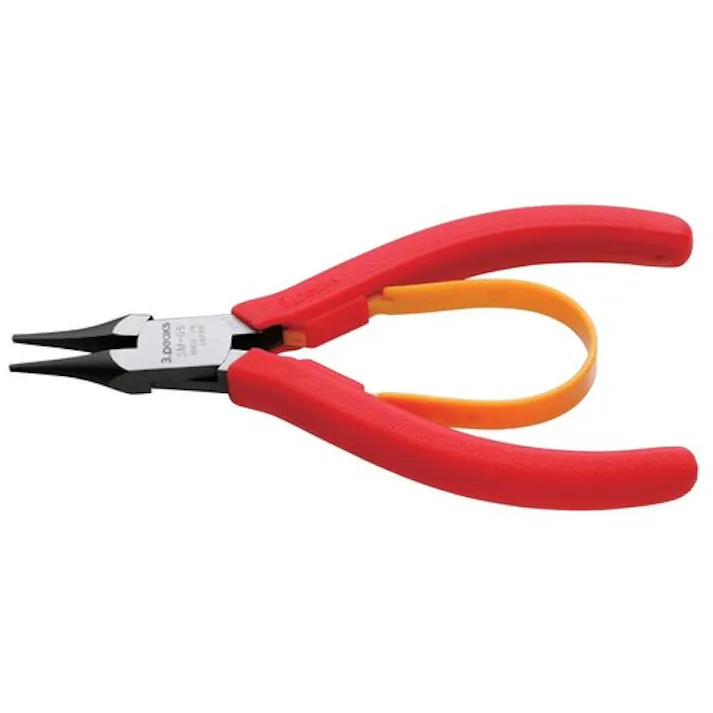 【CAINZ-DASH】スリーピークス技研 ショートニードルノーズプライヤー(バネ付) 118mm SM-05【別送品】