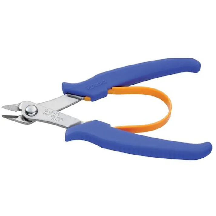 【CAINZ-DASH】スリーピークス技研 ステンレス製プラスチックニッパ(バネ付) 130mm SP-33【別送品】