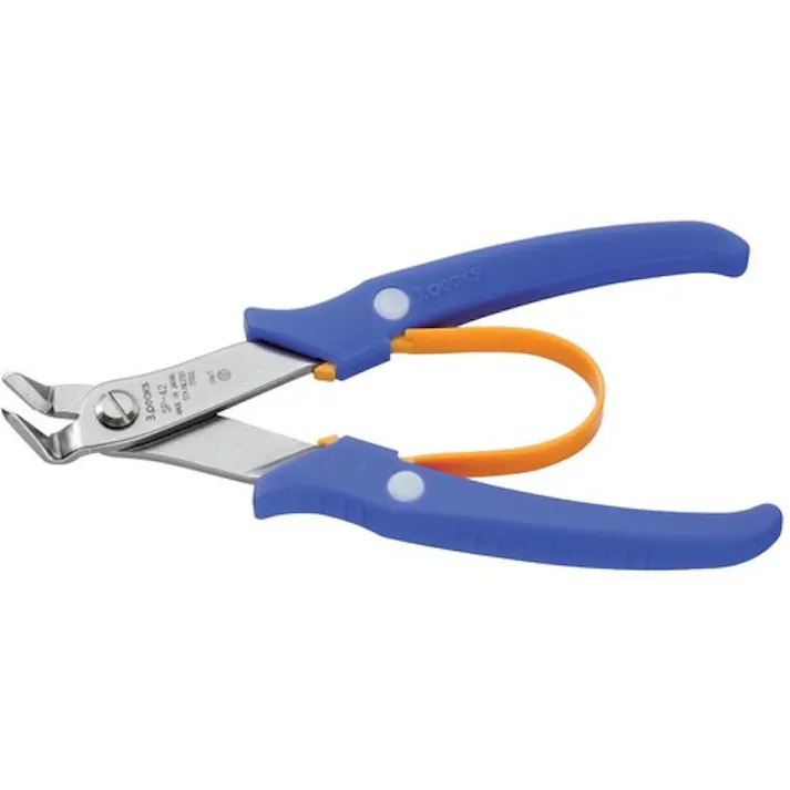 【CAINZ-DASH】スリーピークス技研 ミドルステンレス ベントニッパ(バネ付) 145.5mm SP-42【別送品】