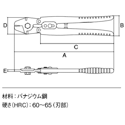 CAINZ-DASH】スリーピークス技研 ワイヤークランプカッター２つ穴