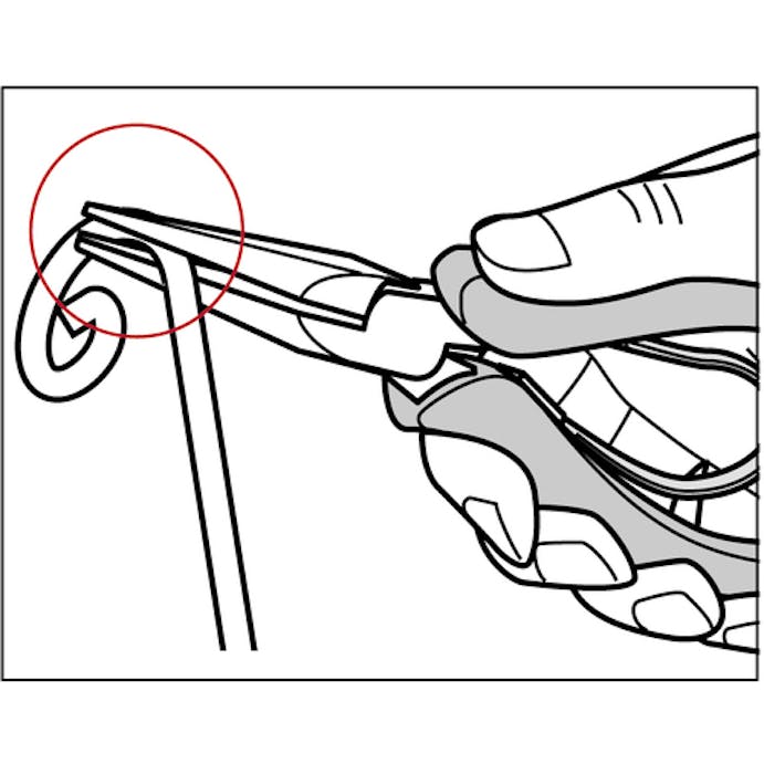 【CAINZ-DASH】スリーピークス技研 ラジオペンチ　ワイヤークラフトペンチ（バネ付）　１５７ｍｍ CR-02【別送品】