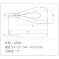 【CAINZ-DASH】スリーピークス技研 ニッパ（プラスチック用）　模型プロ（バネ付）　１２１ｍｍ MK-01【別送品】