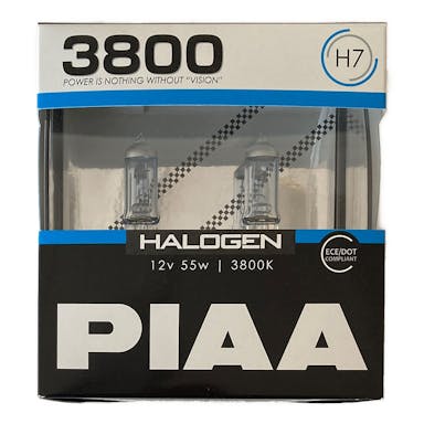 PIAA ハロゲンバルブ 12V55W 3800K H7 HS707