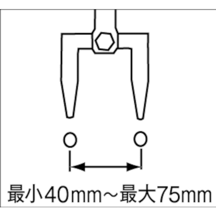 【CAINZ-DASH】小山刃物製作所 配管用レンチ　可動開栓器　１０００ｍｍ G-1-100【別送品】
