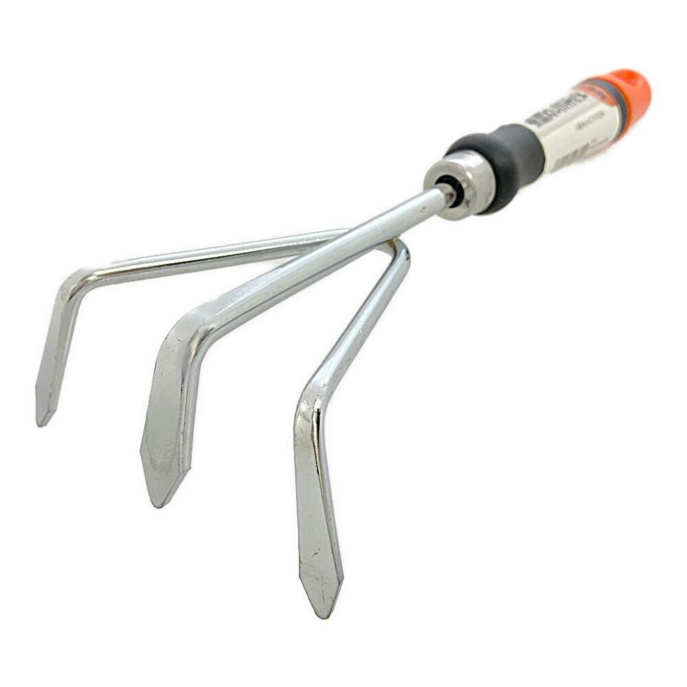 メッキ三つ又熊手 プラ柄 | 園芸刃物 通販 | ホームセンターのカインズ