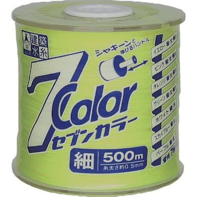 【CAINZ-DASH】たくみ ７ＣＯＬＯＲ　細　イエロー　５００Ｍ 4800【別送品】