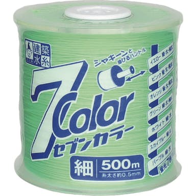 【CAINZ-DASH】たくみ ７ＣＯＬＯＲ　細　グリーン　５００Ｍ【別送品】