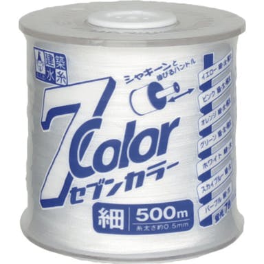【CAINZ-DASH】たくみ ７ＣＯＬＯＲ　細　ホワイト　５００Ｍ 4812【別送品】