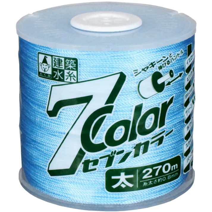 【CAINZ-DASH】たくみ 7COLOR 太 スカイブルー 270M 4816【別送品】