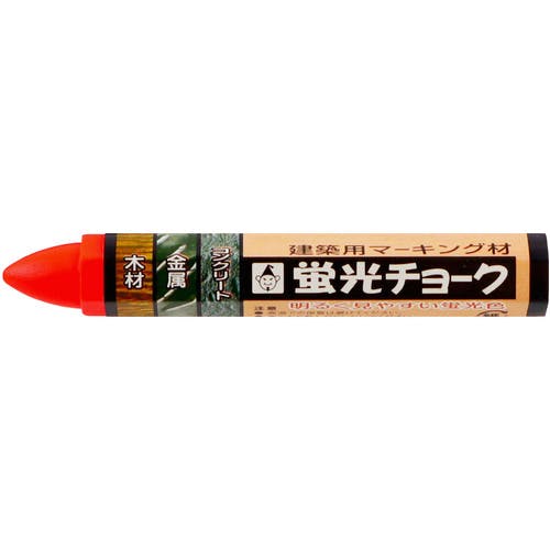 CAINZ-DASH】たくみ 蛍光チョーク オレンジ 6407【別送品 CAINZ-DASH】たくみ 蛍光チョーク オレンジ 6407【別送品