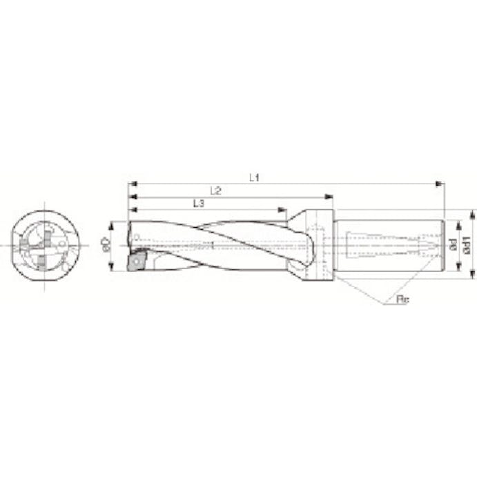 【CAINZ-DASH】京セラ マジックドリル　ＤＲＺ型用ホルダ　加工深さ３×ＤＣ S32-DRZ2987-10【別送品】
