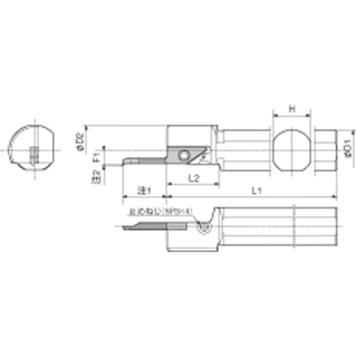 【CAINZ-DASH】京セラ 小内径ボーリング システムバー S-SVN-N S20H-SVNR12N【別送品】