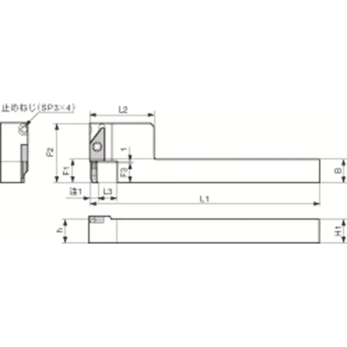 【CAINZ-DASH】京セラ 小内径ボーリング システムバー SVNS-XN SVNSR1212M-12-20XN【別送品】