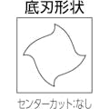 【CAINZ-DASH】京セラ ラフィングエンドミル　波形切れ刃　ミディアム　３／４／５ＲＤＳＭ　刃径１２ｍｍ　刃長２６ｍｍ　全長８３ｍｍ　シャンク径１２ｍｍ 4RDSM120-260-12【別送品】