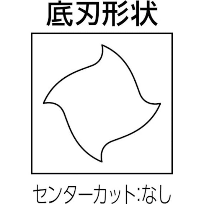 【CAINZ-DASH】京セラ ラフィングエンドミル　波形切れ刃　ミディアム　３／４／５ＲＤＳＭ　刃径２０ｍｍ　刃長３８ｍｍ　全長１０４ｍｍ　シャンク径２０ｍｍ 4RDSM200-380-20【別送品】