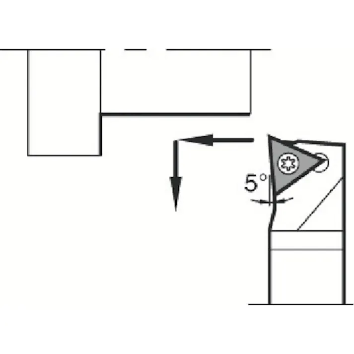 【CAINZ-DASH】京セラ 外径・引き端面加工用スモールネガホルダ 自動盤用 STLN STLNR1010K-09FF【別送品】