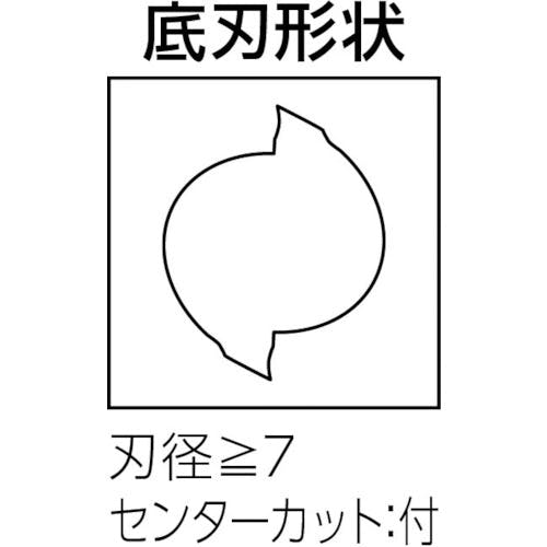 【CAINZ-DASH】京セラ 超硬スクエアエンドミル　２枚刃ソリッドエンドミル　刃先強化型　２ＦＥＫＳ　刃径１２ｍｍ　刃長１８ｍｍ　全長７５ｍｍ　 シャンク径１２ｍｍ 2FEKS120-180-12【別送品】