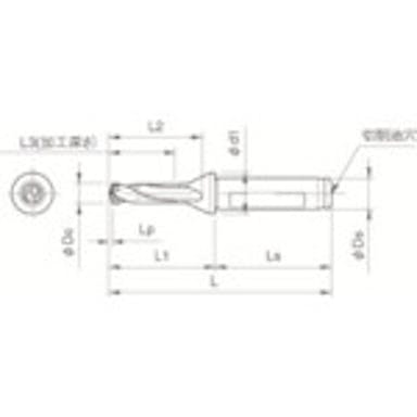 【CAINZ-DASH】京セラ マジックドリル用ホルダ　ＳＦ－ＤＲＣ　加工深さ３×ＤＣ SF16-DRC115M-3【別送品】