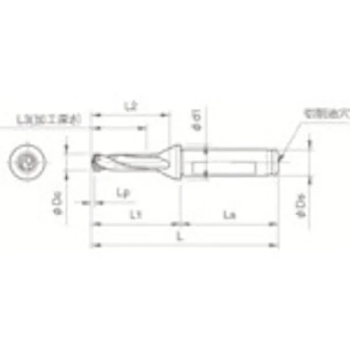 【CAINZ-DASH】京セラ マジックドリル用ホルダ SF-DRC 加工深さ3×DC SF16-DRC135M-3【別送品】