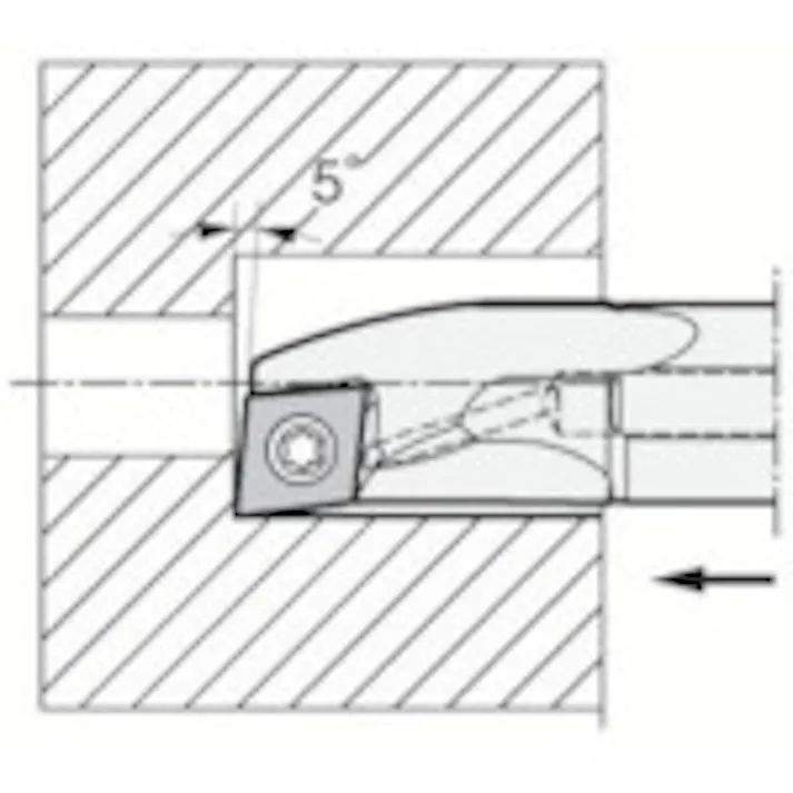 【CAINZ-DASH】京セラ 内径・奥端面加工用エクセレントバー A-SCLP-AE A10L-SCLPR08-12AE【別送品】