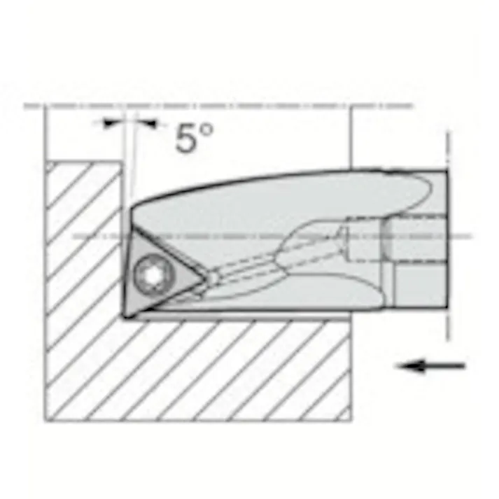 【CAINZ-DASH】京セラ 内径・奥端面加工用エクセレントバー A/S-STLB(P)-AE A20R-STLPR11-22AE【別送品】