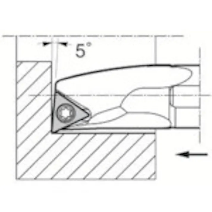 【CAINZ-DASH】京セラ 内径・奥端面加工用鋼バー S-STLB(P)-A S08X-STLPR09-10A【別送品】
