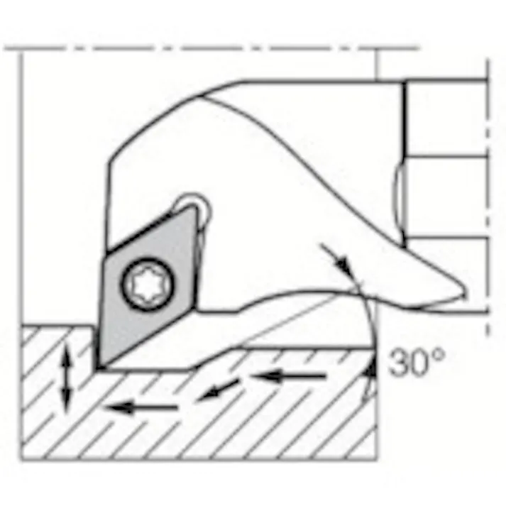 【CAINZ-DASH】京セラ 倣い加工用鋼バー S-SDUC-A S16Q-SDUCR07-14A【別送品】