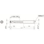 【CAINZ-DASH】京セラ マジックドリル用ホルダ　ＳＳ－ＤＲＣ　加工深さ３×ＤＣ SS25-DRC210M-3【別送品】