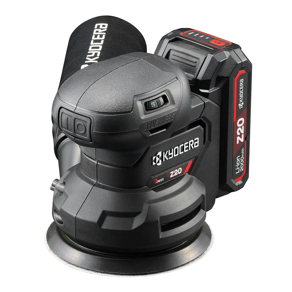 サンダラさん専用出品 京セラ 充電式ランダムサンダ 18V BRSZ-20 電池パック1個付 | 電動工具