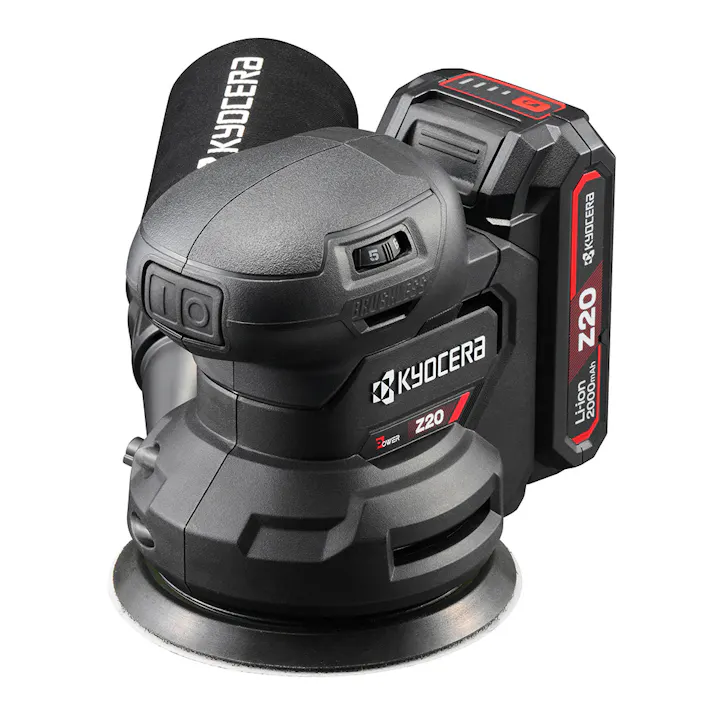 京セラ 充電式ランダムサンダ 18V BRSZ-20 電池パック1個付