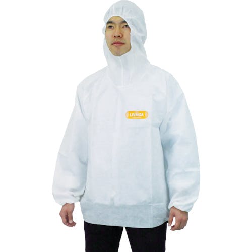 【CAINZ-DASH】東レ　機能製品事業部 化学防護服　ＬＩＶＭＯＡ［［Ｒ下］］（リブモア［［Ｒ下］］）３０００　セパレート服上衣　ヤッケ３ＸＬサイズ 220-03025(XXXL)【別送品】