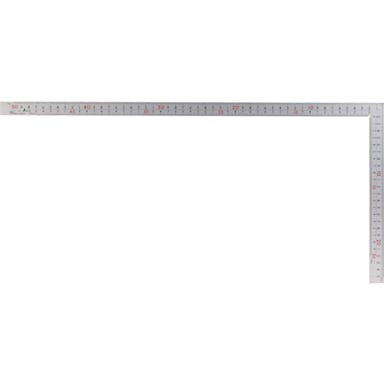 【CAINZ-DASH】シンワ測定 曲尺厚手広巾　シルバー５０ｃｍ建築・鉄工用　表裏目盛　８段ｃｍ数 10450【別送品】