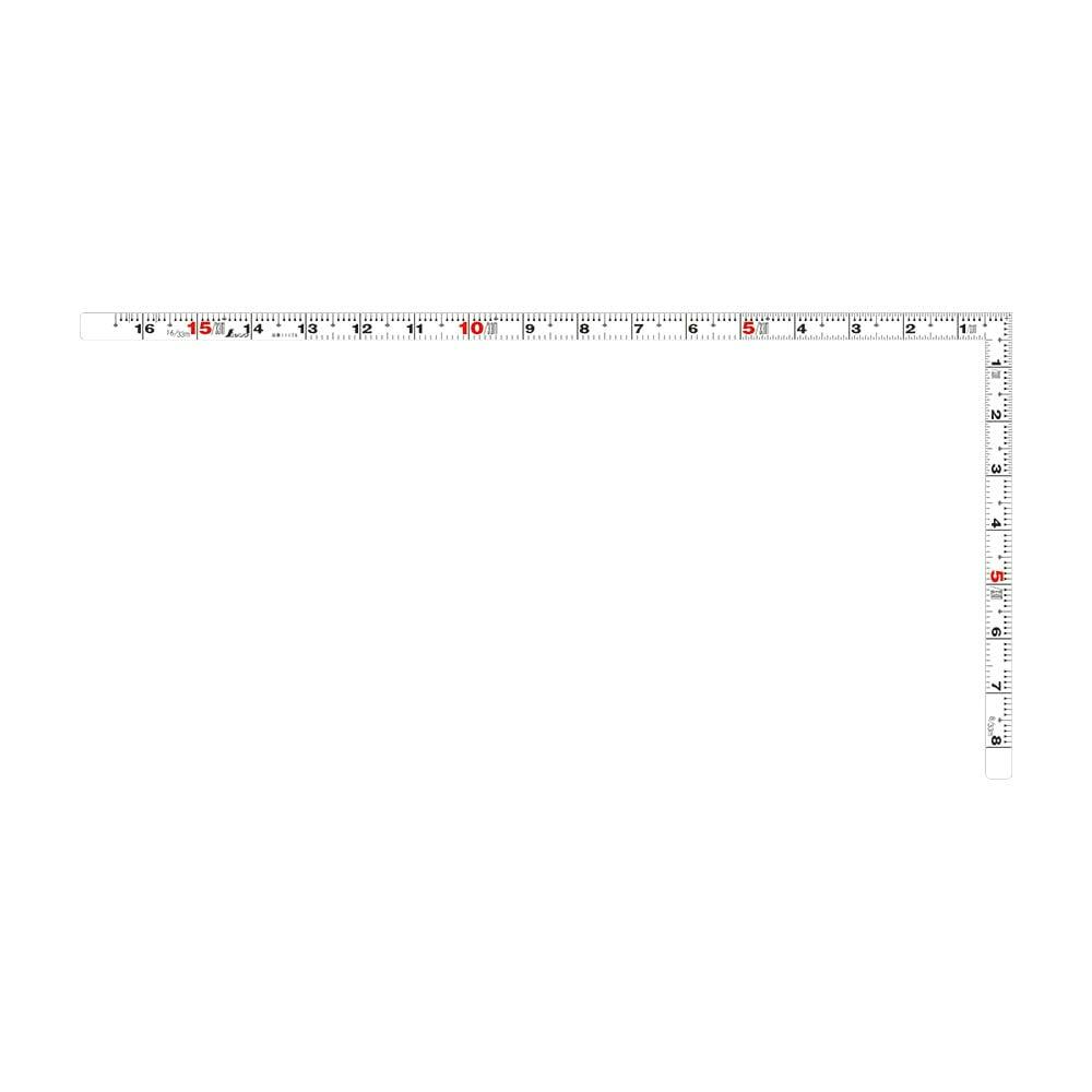 曲尺平ぴた ホワイト 1尺6寸 表裏同目 11176