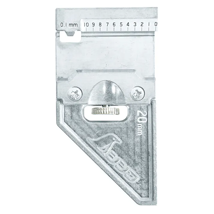 曲尺用ストッパー 金属製 厚手広巾用 12484