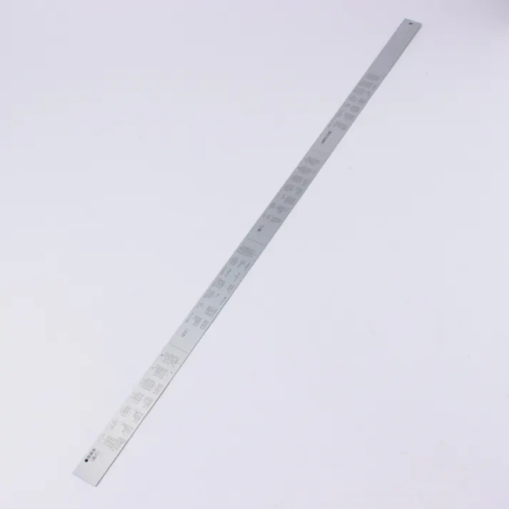 ピックアップスケール シルバー 100cm cm表示 13140