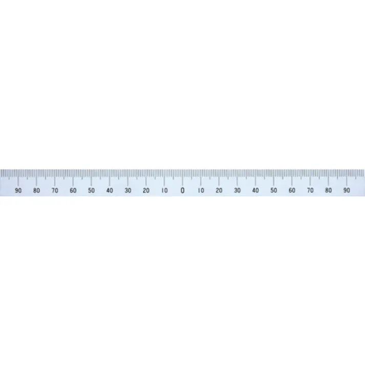 【CAINZ-DASH】シンワ測定 セッティングメジャー マシンスケール200mm 上段左右振分目盛 穴無 14142【別送品】