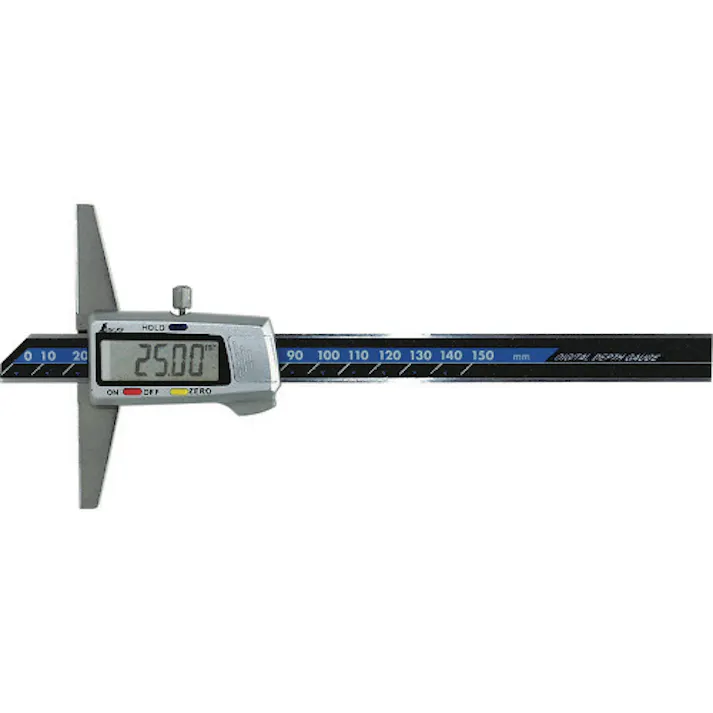 【CAINZ-DASH】シンワ測定 デジタルデップスゲージ 150mm ホールド機能付 19306【別送品】