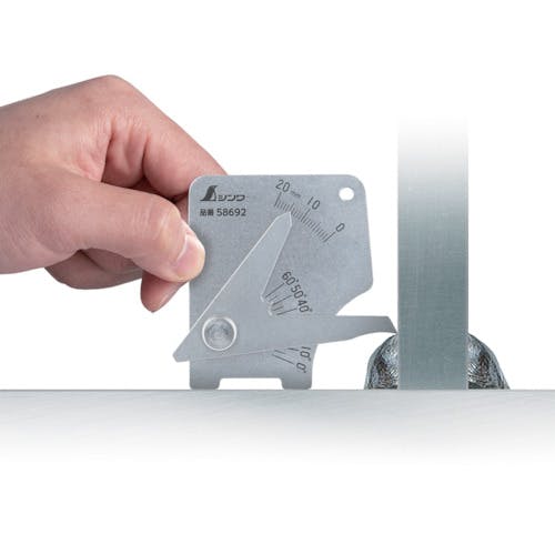 丸岡様 CAINZ-DASH】シンワ測定 溶接ゲージ B 軽量・薄型 58692【別送品