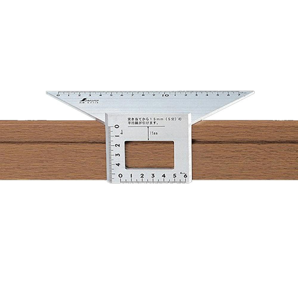 台形止型定規 アルミ 62114