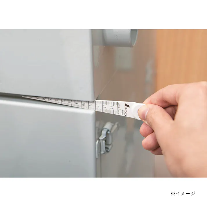 テーパーゲージ ABS製 1~15mm ホワイト 62622