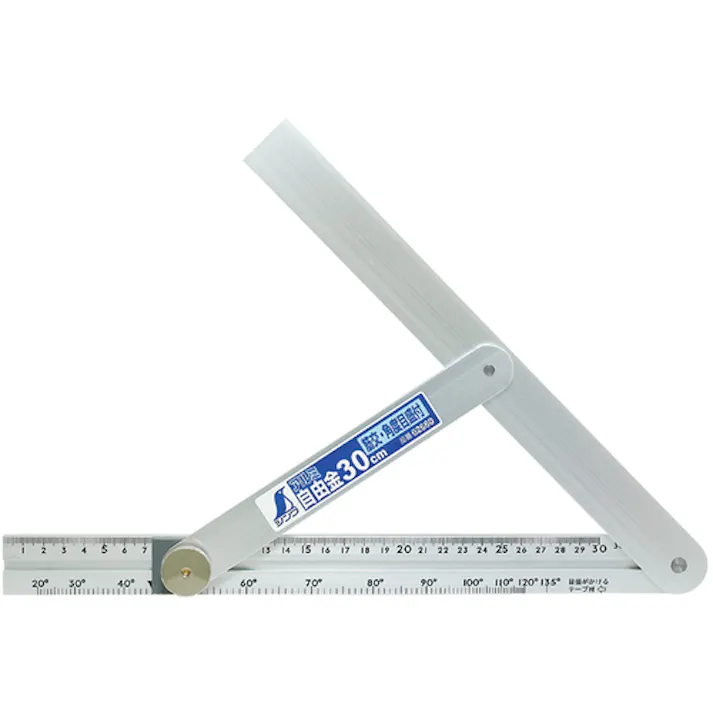 【CAINZ-DASH】シンワ測定 アルミ自由金 30cm 筋交・角度目盛付 62660【別送品】