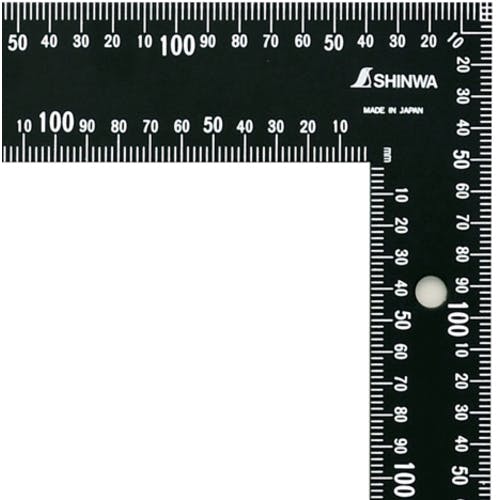 CAINZ-DASH】シンワ測定 ラフタースコヤ黒地白目盛 64548【別送品