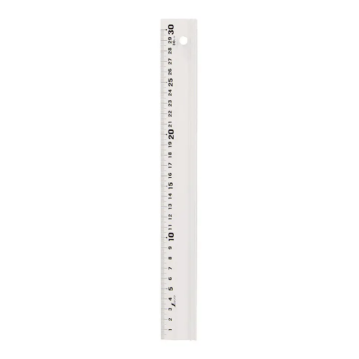 アルミ直尺 アル助 30cm ホワイト 65418