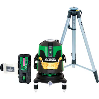 【CAINZ-DASH】シンワ測定 レーザーロボ LEXIA 51ARグリーン 受光器・三脚セット 70875【別送品】