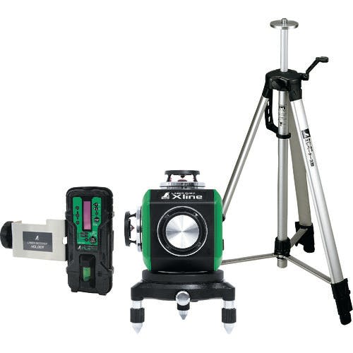 シンワ測定 レーザーロボ Xline グリーン 受光器・三脚セット 71618 レーザー墨出器(グリーンレーザー) シンワ測定 レーザーロボ Xline グリーン 受光器・三脚セット 71618 レーザー墨出器(グリーンレーザー)