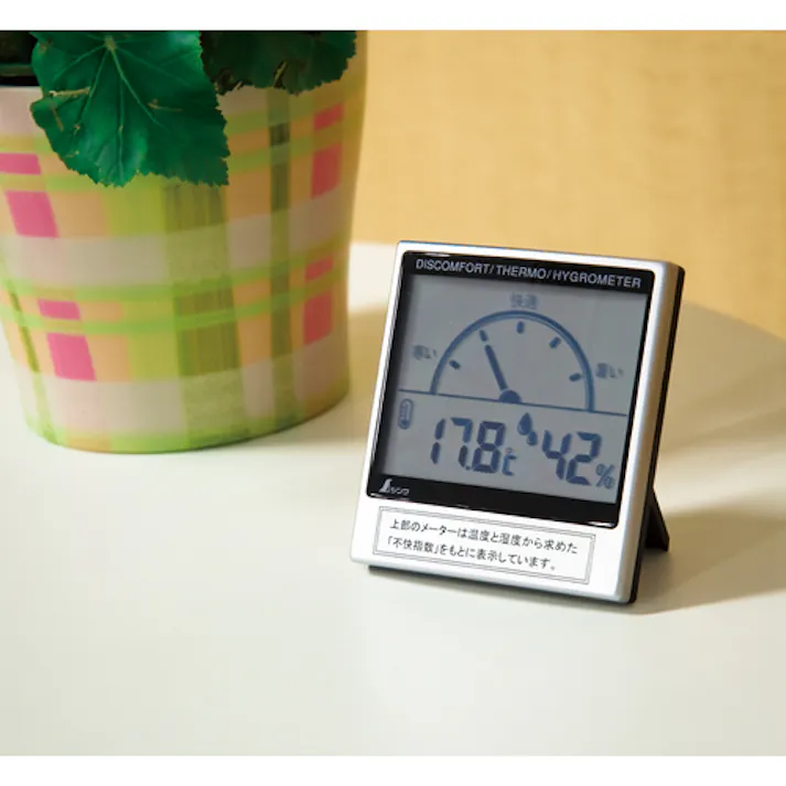 【CAINZ-DASH】シンワ測定 デジタル温湿度計C 不快指数メーター 72985【別送品】
