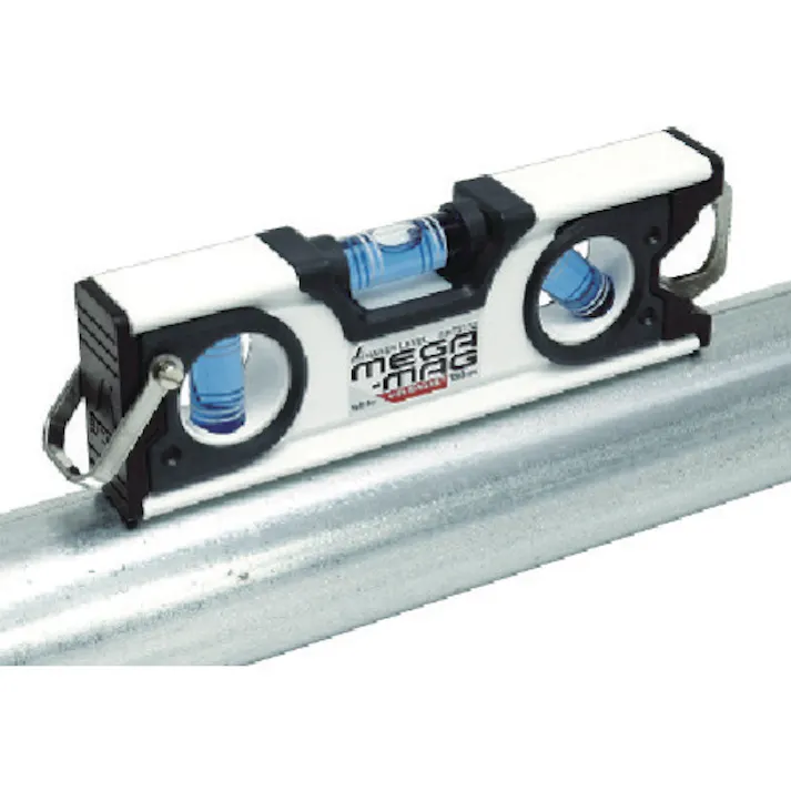 【CAINZ-DASH】シンワ測定 ハンディレベル MEGA-MAG 150mm白マグネット付 73132【別送品】